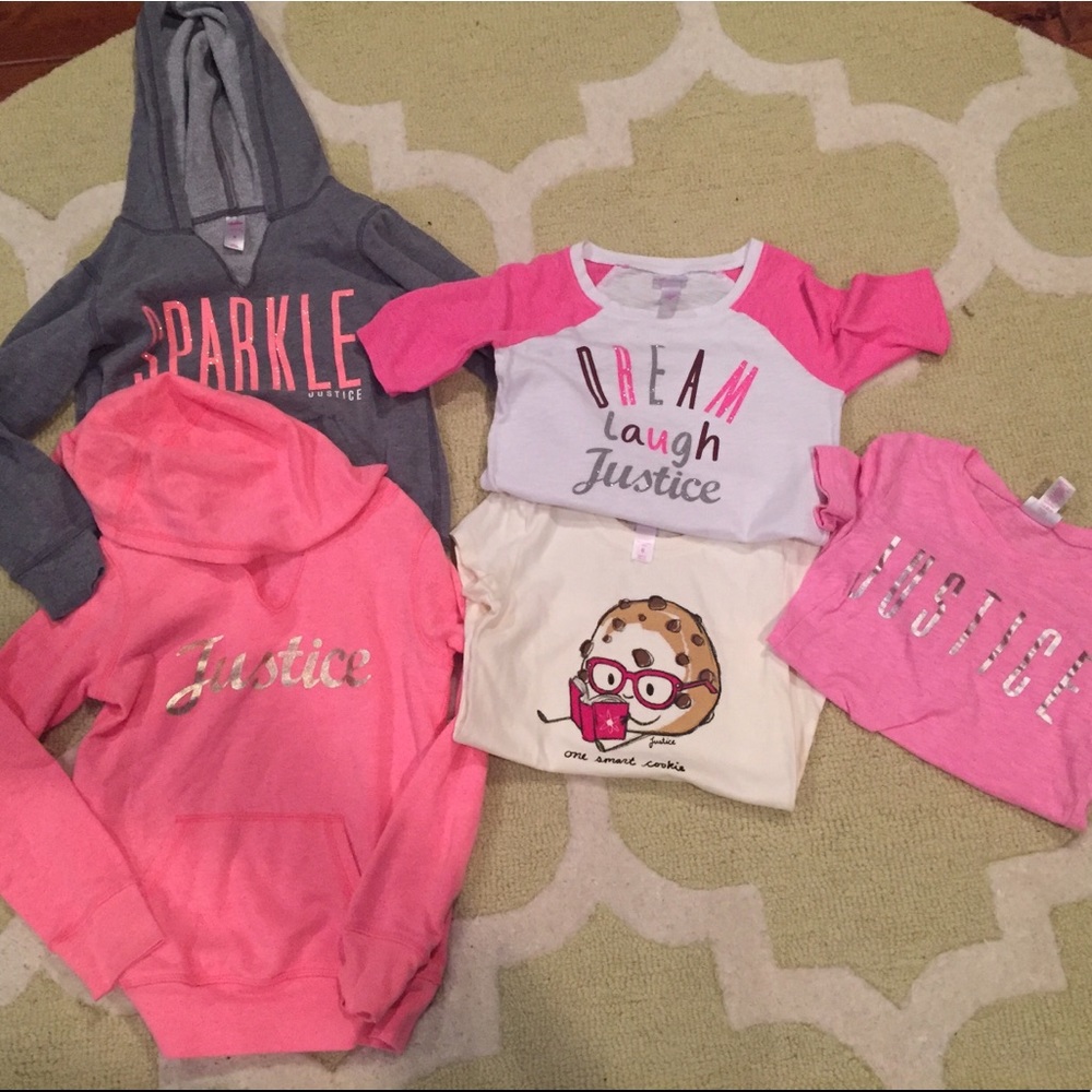 SOLD JUSTICE lot. Size 6. Five pieces!